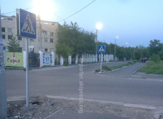«Бишкекасфальтсервис» нанесет разметку на пешеходном переходе в 5 мкр в ближайшее время
