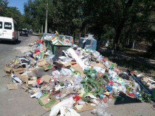 На ул. Айни не убирают мусор <b>(фото)</b>