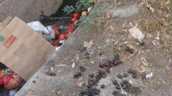 Горожанин жалуется на мусор от стихийной торговли на ул.Ауэзова. Фото