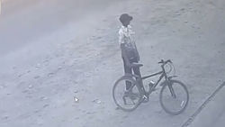 Кража велосипеда в Нижней Ала-Арче попала на видео