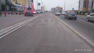 «Бишкекасфальтсервис» установит перекладину вдоль тротуара на Южной магистрали