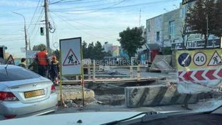«Бишкектеплосеть» планирует закончить ремонт дороги по Жукеева-Пудовкина до 20 октября
