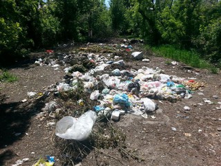 На улице Нарвская не убирают мусор уже месяц (фото)