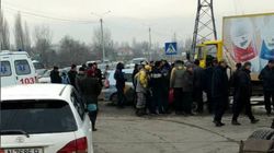 В Бишкеке произошло ДТП с участием четырех машин. <b>Видео, фото</b>