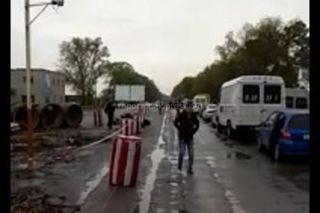 Видео — На участке автодороги Бишкек—Кара-Балта образовалась большая пробка