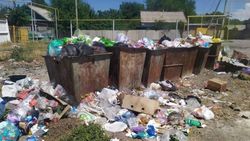 В Сокулуке на ул.Калинина мусор не убирают по несколько дней, - местная жительница. Видео и фото