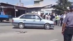 ДТП в городе Каракол. Видео с места аварии