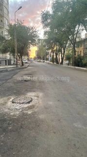 Когда завершится ремонт дороги на участке улицы Ажыбек Баатыра? - бишкекчанин