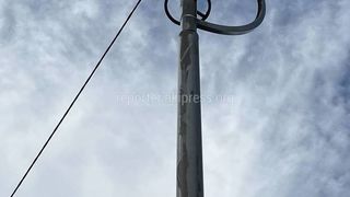 «Бишкексвет» перекрасит столб, на который жаловался горожанин