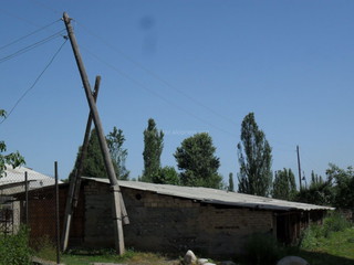 Жители сел Кашка-Cуу и Арчалы Байтикского айыльного аймака просят заменить деревянные опоры электролиний на железобетонные (фото)