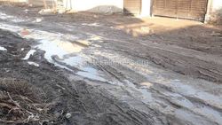 Фото — Улицы в жилмассиве Ак-Орго после прокладки газопровода в плачевном состоянии