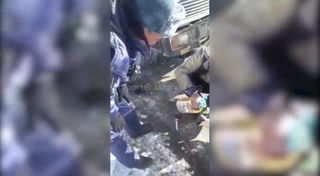 Водители грузовика, которые застряли из-за холода на дороге, выражают благодарность сотрудникам ГУОБДД за помощь (видео)
