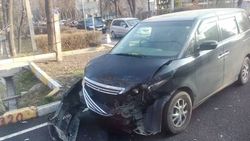 Утром на ул.Московской произошло ДТП с участием двух автомобилей. Есть пострадавшие. Фото