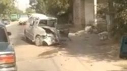В Ошской области портер столкнулся с легковушкой. Видео с места аварии