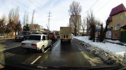 В Бишкеке замечена машина с подложными номерами. По Carchek за ним числятся штрафы на 4000 сомов
