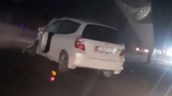 На трассе Ош-Фуркат произошло ДТП. Видео с места аварии