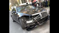 Машина Атамбаева доставлена к МВД. <b>Видео</b>