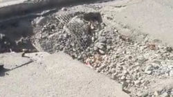 На Ахунбаева во время ремонта тротуаров сломали остановку и не восстановили, - местный житель