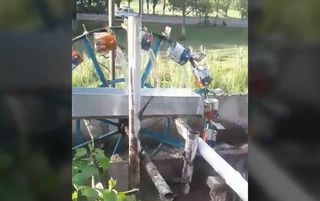 Видео — Водяная мельница своими руками. Работа мастера из Иссык-Куля