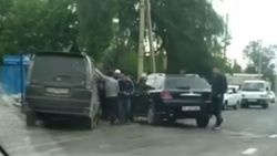 В Сосновке столкнулись две «Хонды». Видео с места аварии