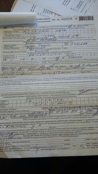 УПМ ГУВД Чуйской области на 200 сомов оштрафовало водителя, который представился милиционером и просил не выписывать штраф