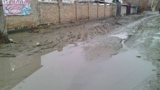 Ряд улиц Первомайского района утопают в грязи (фото)