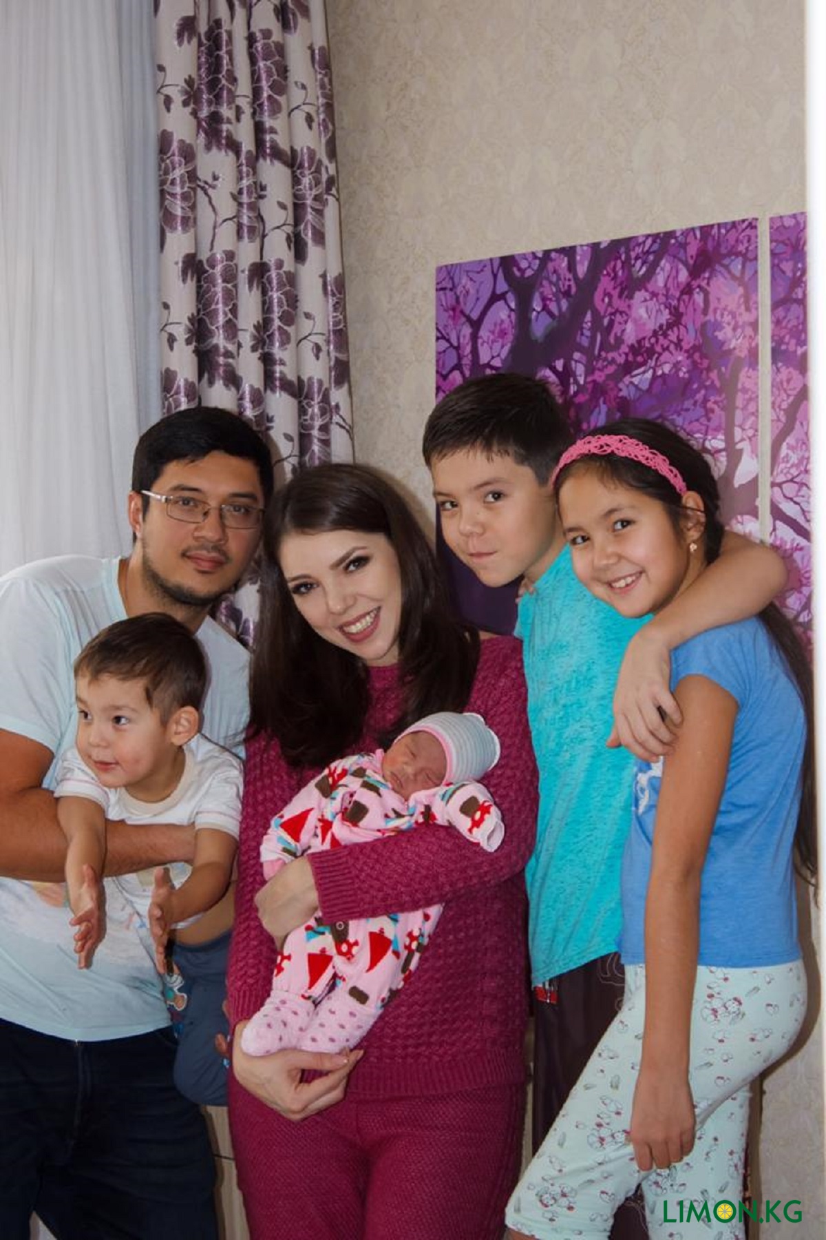 Семья киргизов