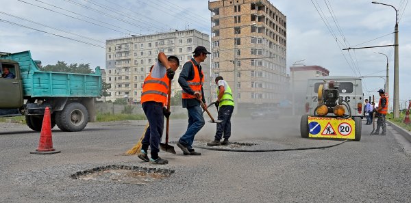 Карты — 32 подлежащих ремонту дороги в жилмассивах Бишкека — Tazabek