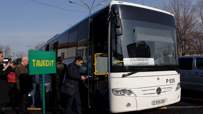 С 5 мая планируется возобновить автобусный рейс Бишкек — Ташкент, - Минтранс — Tazabek