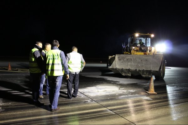 Фото — На аэродроме Международного аэропорта «Манас» завершились ремонтные работы — Tazabek