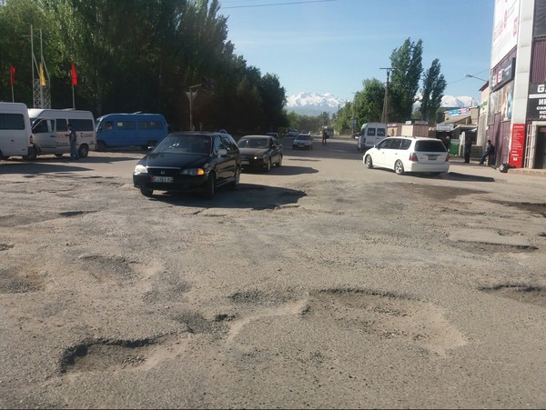 Фото — Каково состояние автодороги Бишкек—Кара-Балта? — Tazabek