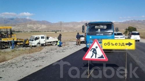На строительство автодороги Бишкек—Торугарт потрачено $29 млн или 72% от контракта, - и.о. статс-секретаря Э.Мамыркалиев — Tazabek