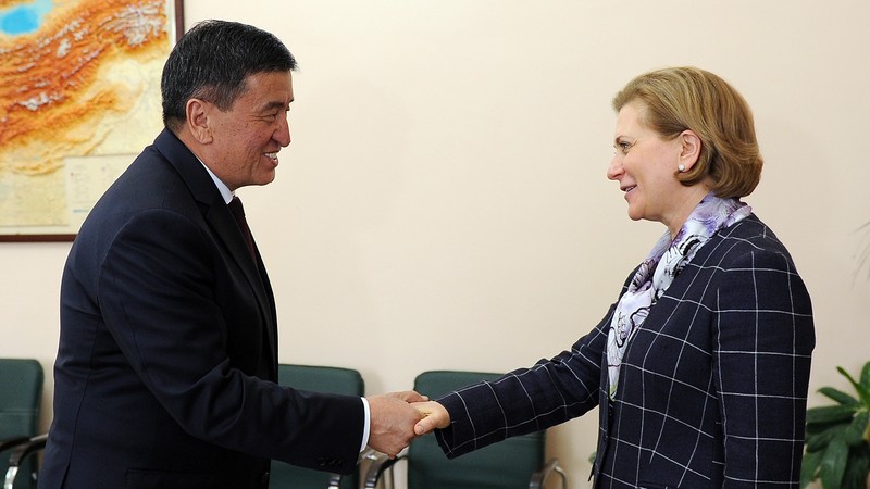 Премьер обсудил с главой Роспотребнадзора перспективы сотрудничества в сфере
обеспечения санитарно-эпидемиологического благополучия — Tazabek