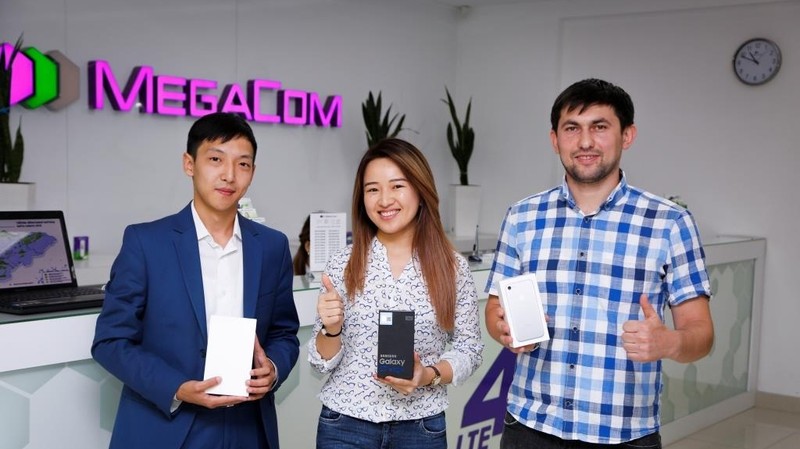 MegaCom поздравил победителей конкурса «Элдик Смартфон» — Tazabek