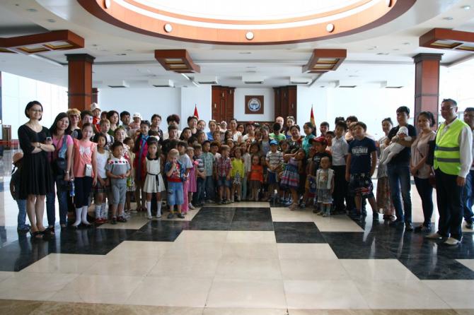 В «ОАО «Эйр Кыргызстан» прошел праздник, приуроченный ко Дню защиты детей — Tazabek