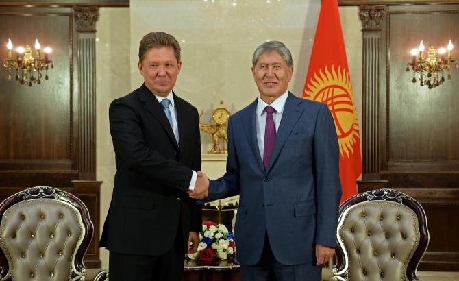 А.Атамбаев и А.Миллер обсудили развитие газораспределительной системы страны — Tazabek