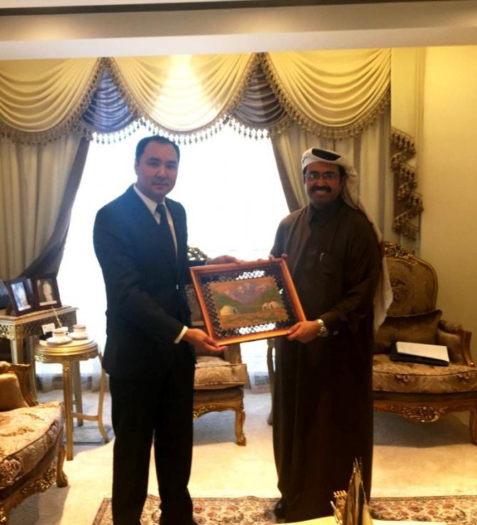 Посол КР в Катаре и министр энергетики Катара обсудили перспективы развития двухсторонних отношений в Дохе — Tazabek
