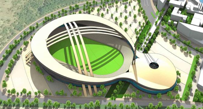 Кыргызстан предложил ОАЭ построить стадион в виде комуза — Tazabek