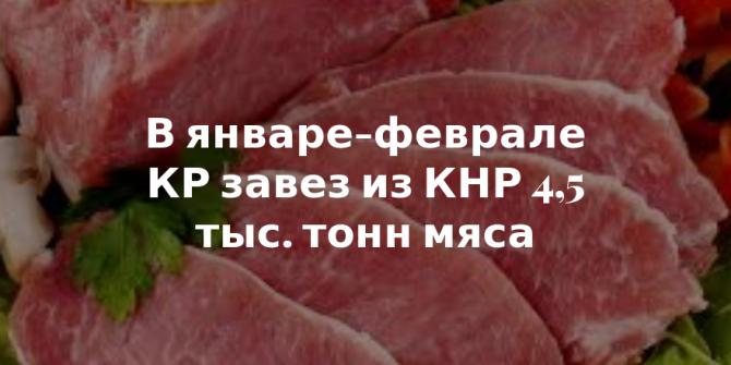 За 2 месяца импорт мяса из Китая увеличился в 1,2 раза и составил $7,1 млн — Tazabek