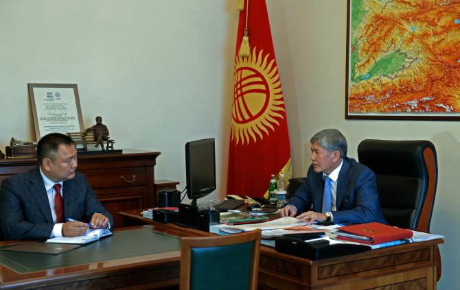 А.Атамбаев отметил важность эффективного использования средств от конкурса на Джеруй — Tazabek