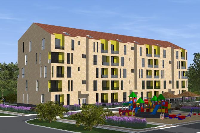 Как будет выглядеть эконом-жилье в городе Талас, строительство которого планируется в ходе госипотечной кампании (проект) — Tazabek