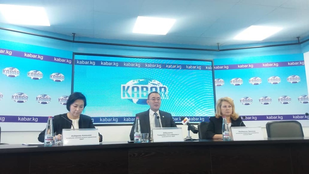 Т.Абдыгулов на пресс-конференции