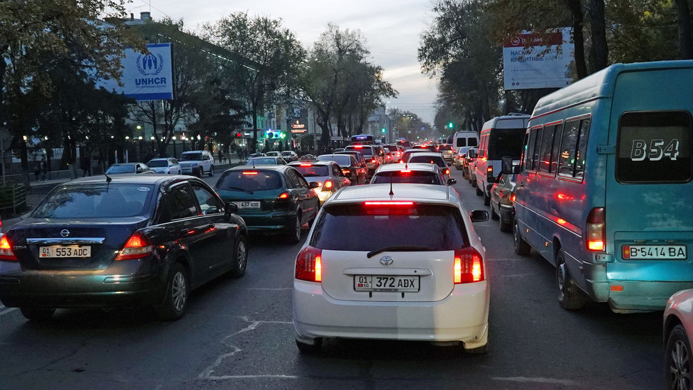 Пробки в Бишкеке