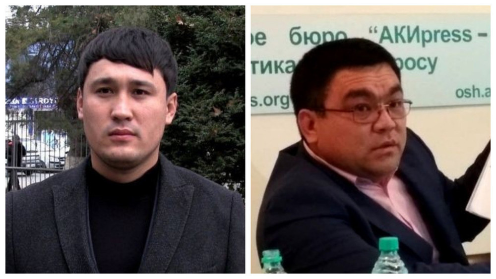 Слева направо: Мунарбек Сайпидинов и Замир Турганбаев