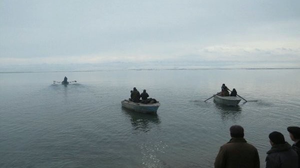 Поисковые работы на озере Иссык-Куль