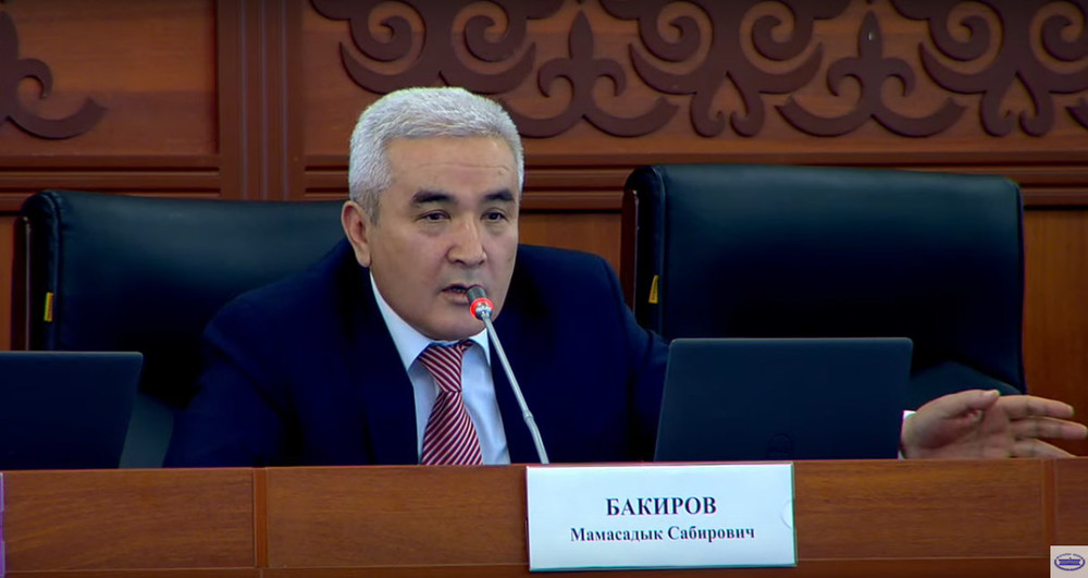 Депутат Мамасадык Бакиров