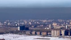 Черный смог над Бишкеком. Видео