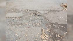 Отрезок улицы Тимирязева сильно разрушен