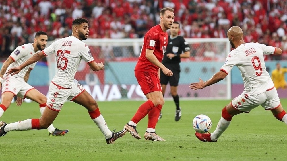 ЧМ-2022: Дания - Тунис - 0:0