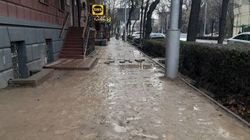 Тротуар на Киевской в ужасном состоянии. Фото